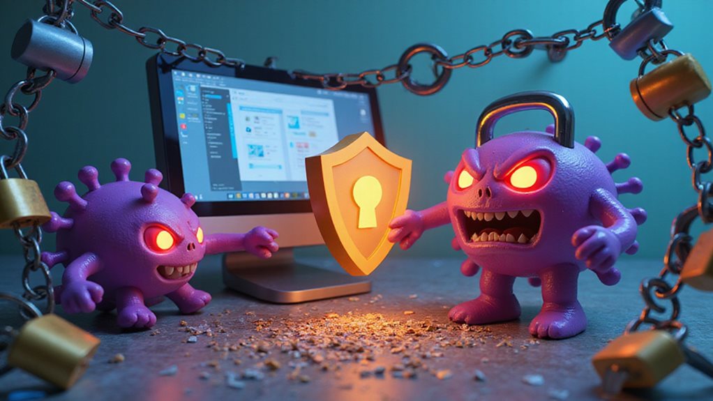files encrypted by ransomware