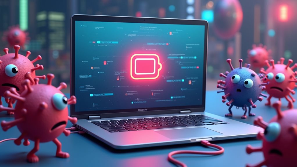 viruses impact battery performance